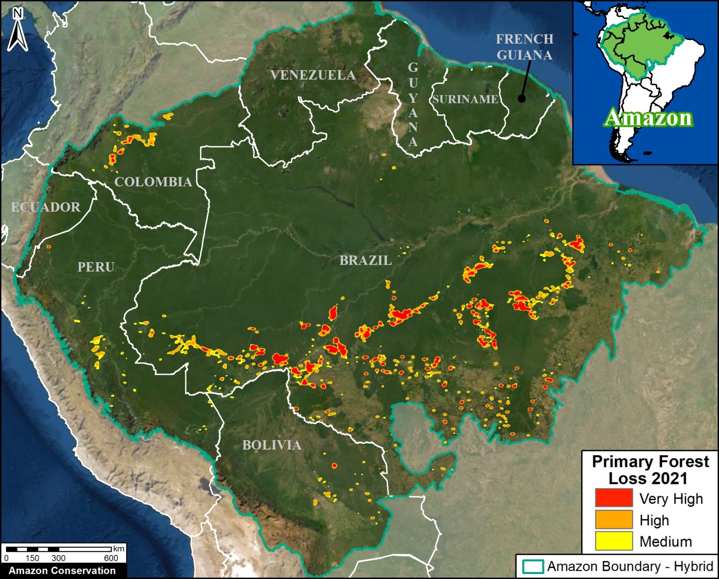 MAAP #153:  Deforestation Hotspots 2021