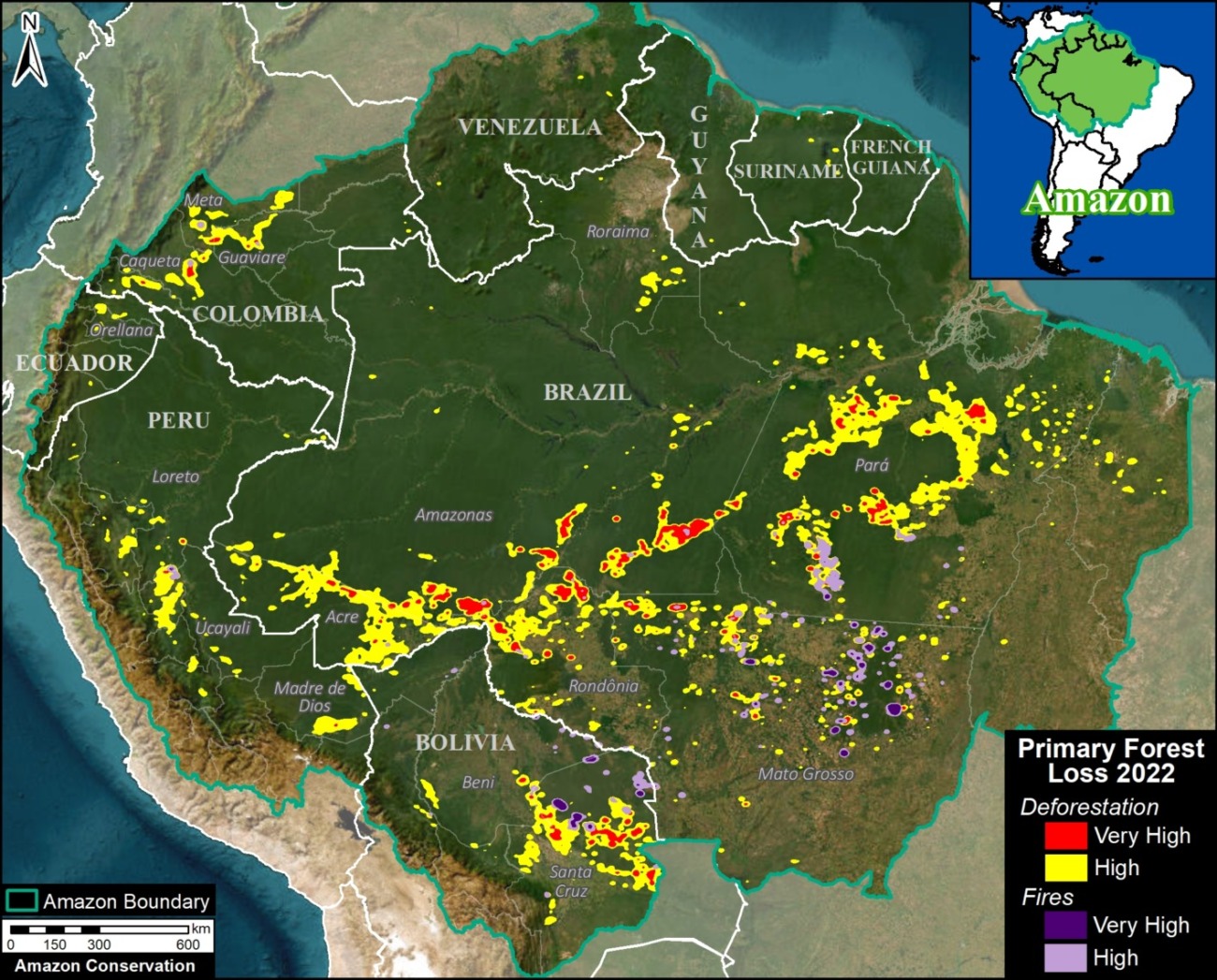 MAAP #187: Amazon Deforestation & Fire Hotspots 2022 | MAAP